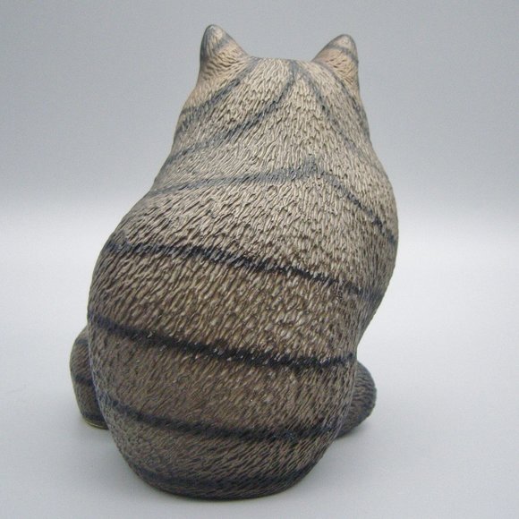 Vintage Harvey Knox Kingdom Global Art  Mother Kitten Tabby Japan Handpainted - Picture 3 of 6